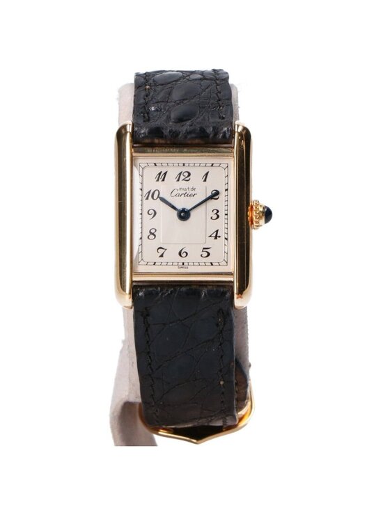Cartier 925 Must Tank SM Vermeil Arabia